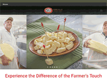 Tablet Screenshot of hebervalleyartisancheese.com